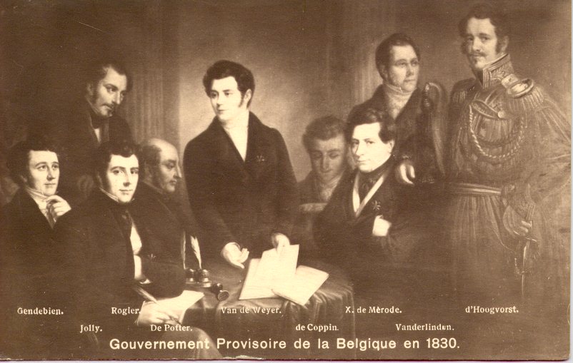 Die Belgische Revolution Gouvernement-provisoire-1830