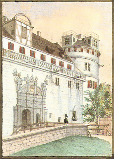 File:J Kull nach LA Helwig u C Burckhardt - Inneres Schlosstor (aus Sammelbild) aquarLith Inv.619 (SW195).jpg