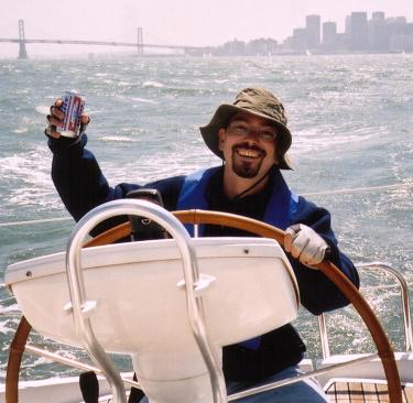 File:Man in San Francisco Bay.JPG