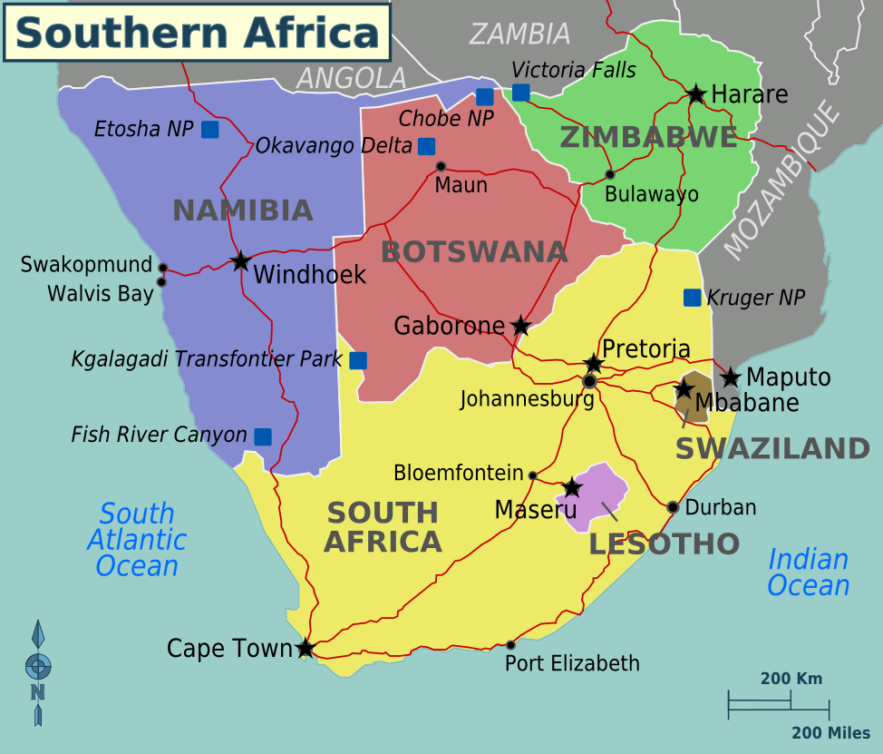 map of africa and south africa Wildlife Smuggling In Southern Africa Wikipedia map of africa and south africa