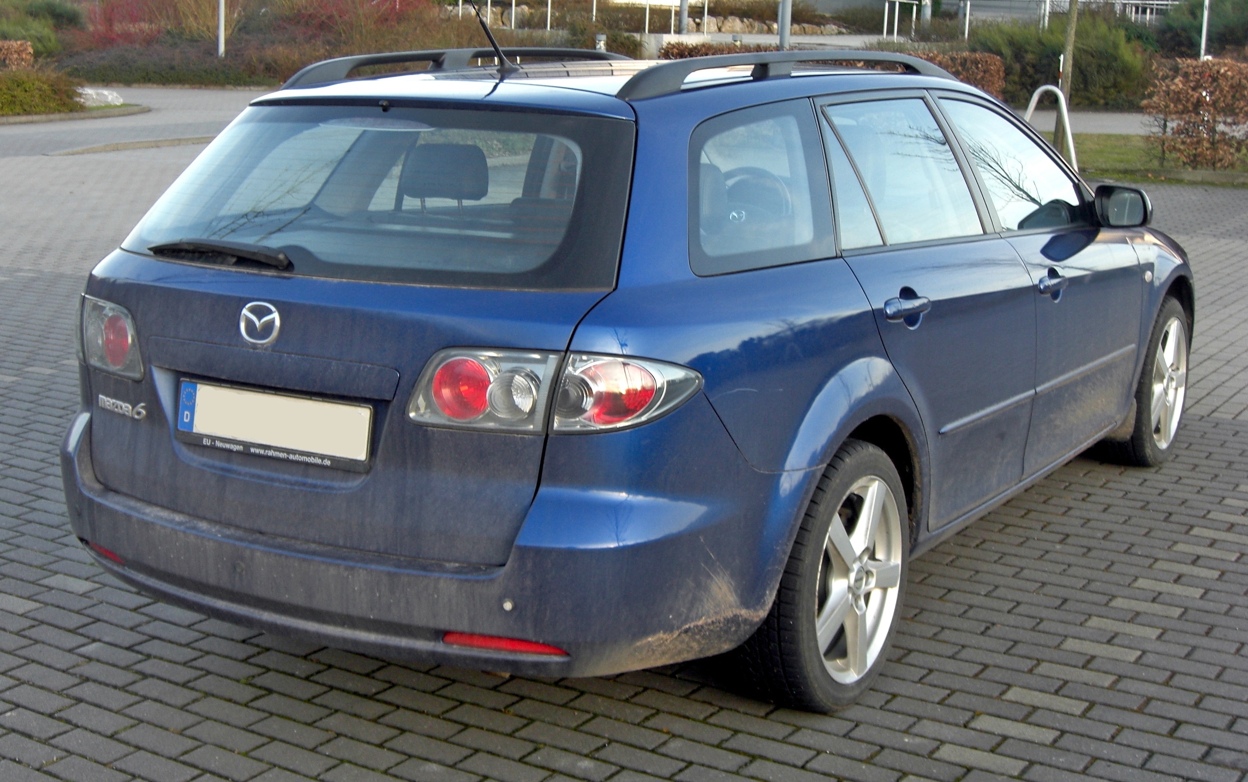 File Mazda6 Sport Kombi Rear Jpg Wikimedia Commons