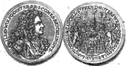 File:Medaille von 1702 des Grafen von Beichlingen (Kupferstich aus Köhlers Münzbelustigung Band 12, S. 273).JPG