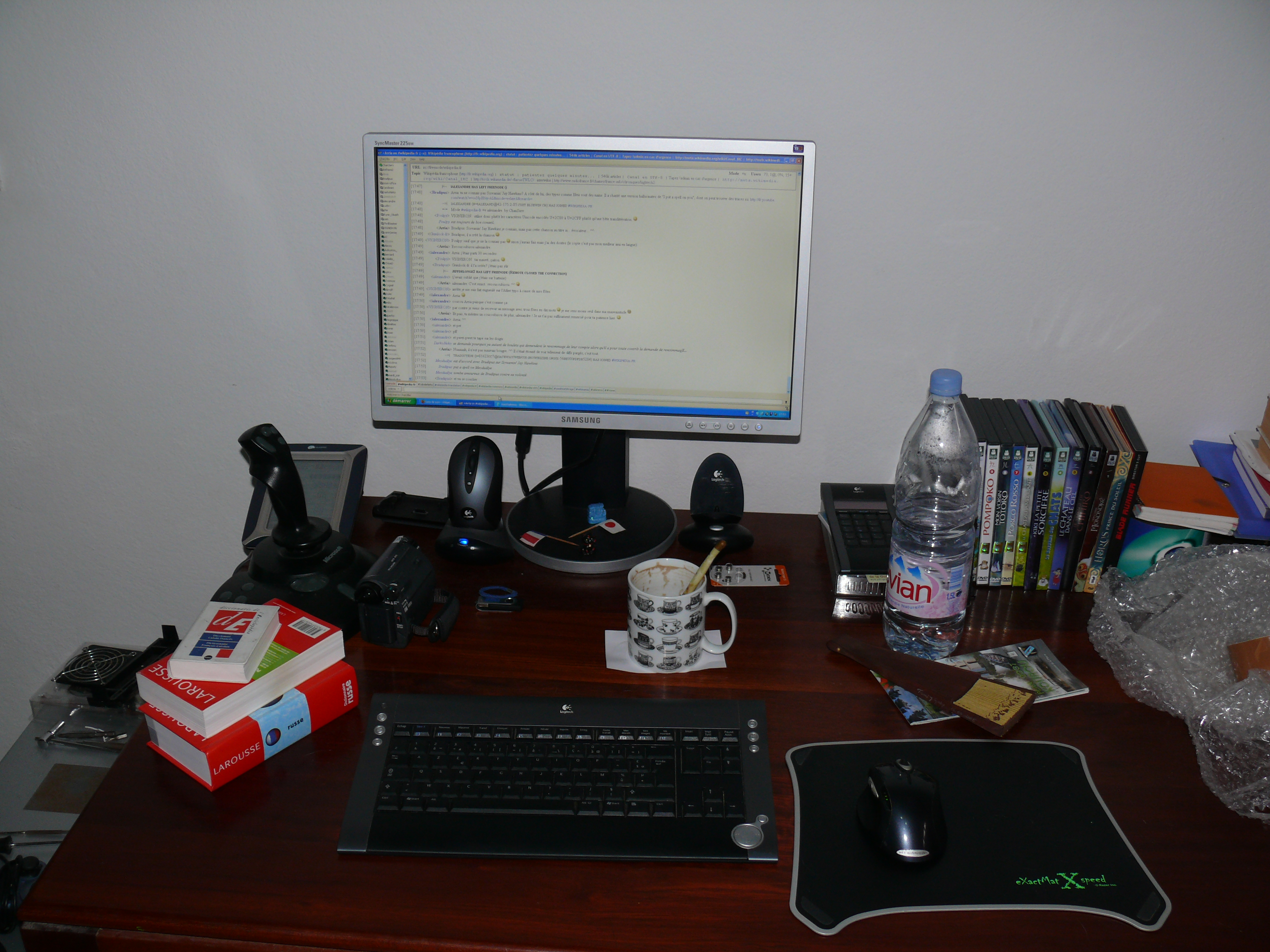 File Messy Translator Desk With Mini Neko Jpg Wikimedia Commons