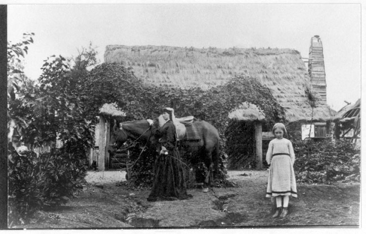 File:Queensland State Archives 3068 Mrs Daintree and her daughter at Maryvale North Queensland c 1863.png