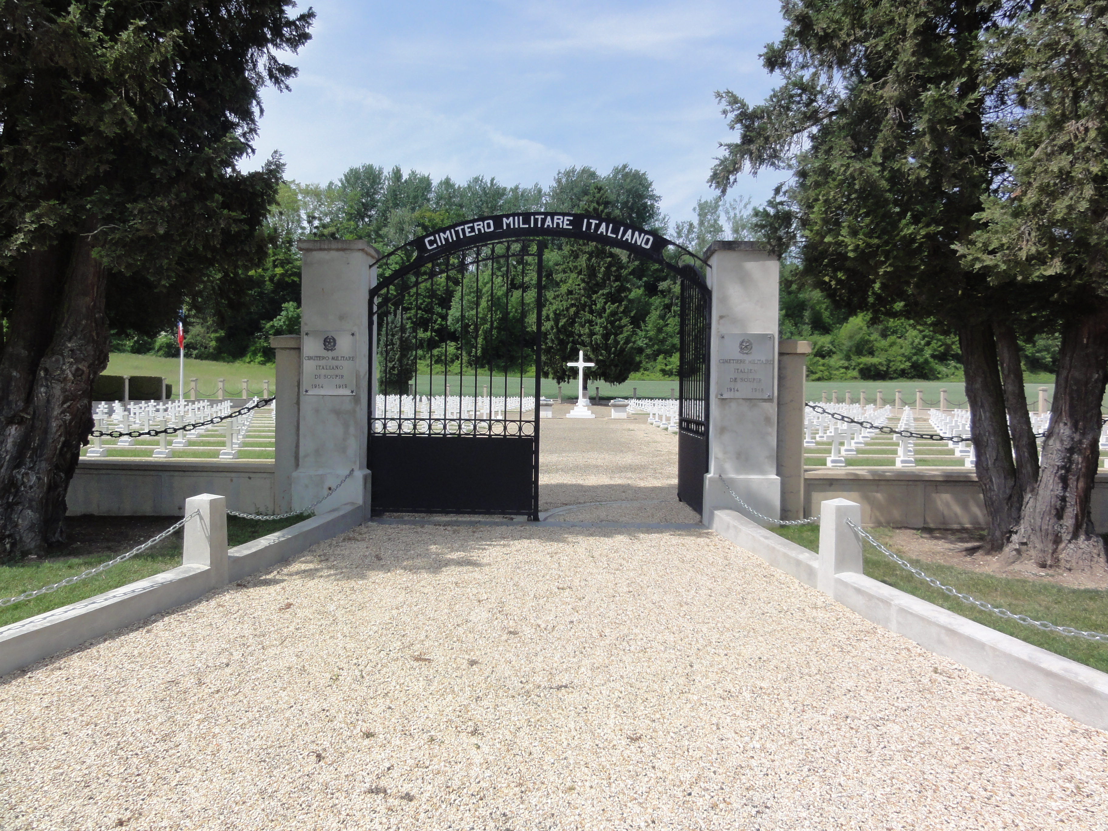 Cimetière militaire italien de Soupir  France Hauts-de-France Aisne Soupir 02160