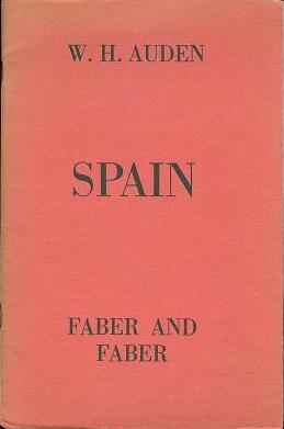 <i>Spain</i> (poem) 1937 poem by W. H. Auden