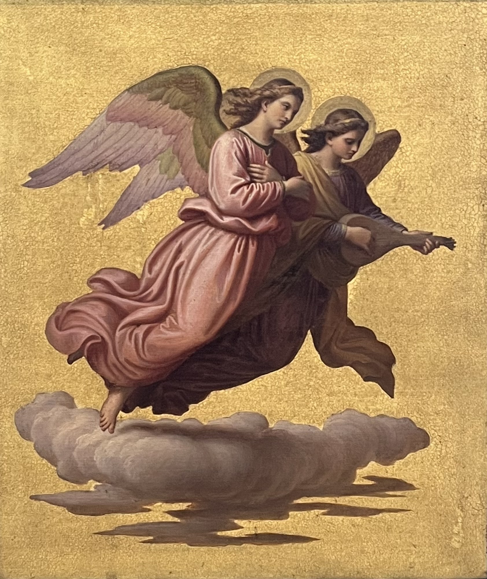 File:Two angels floating 1 (1865)– Johann von Schraudolph.jpg