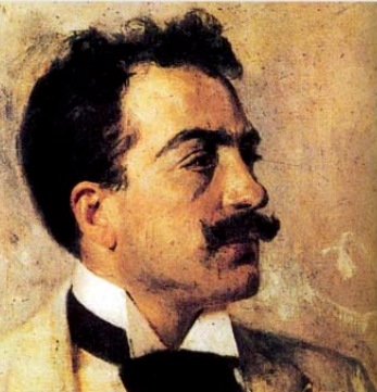 ''Umberto Giordano'' (1896) by [[Gaetano Esposito]]