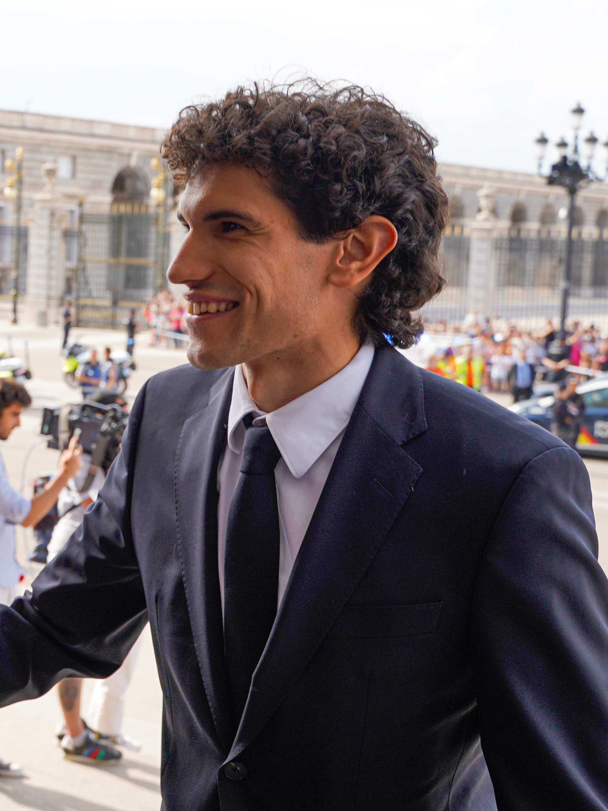 Jesus Vallejo is presented as a new Real Madrid football player at