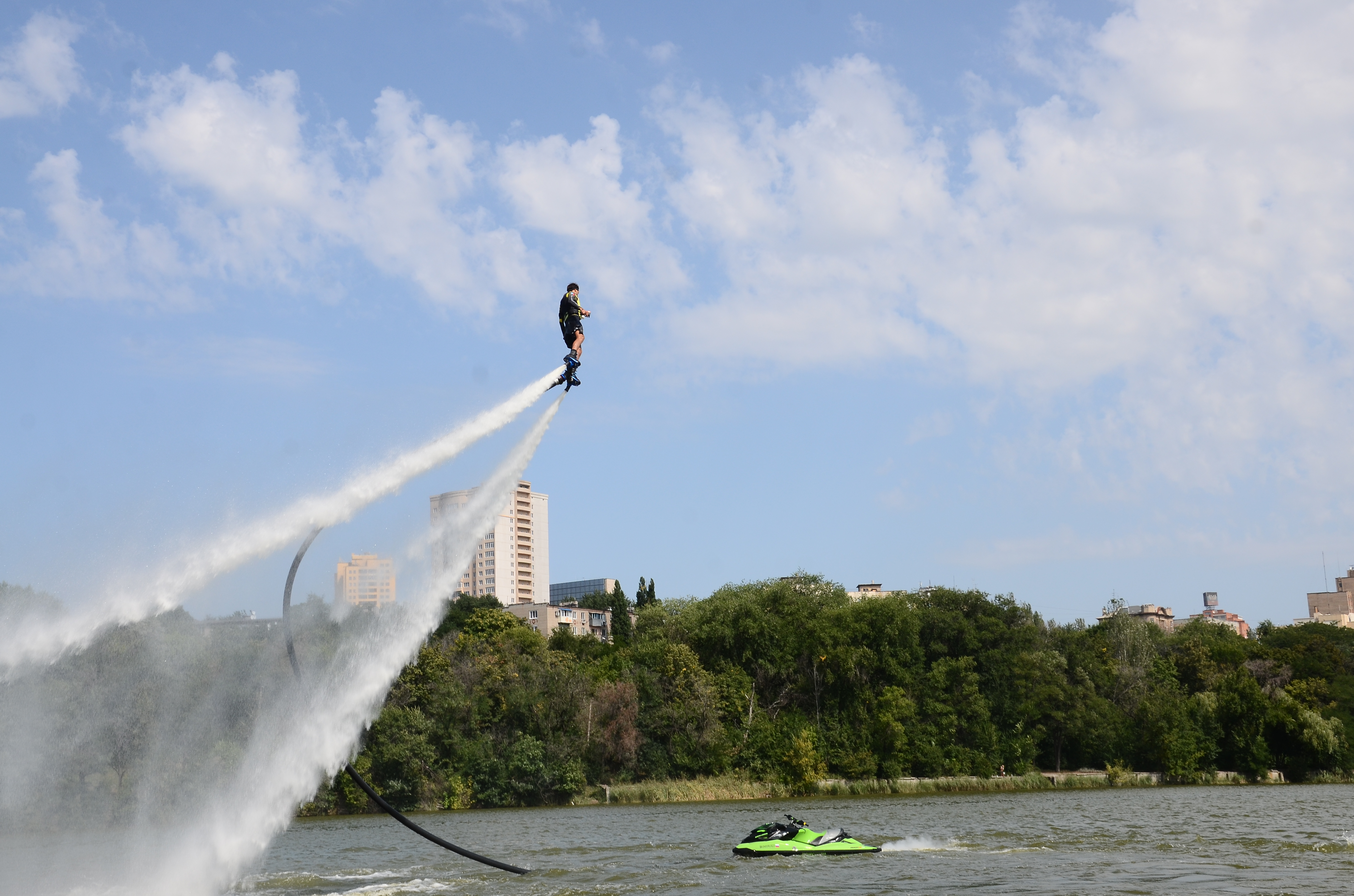 Flyboard пейзаж