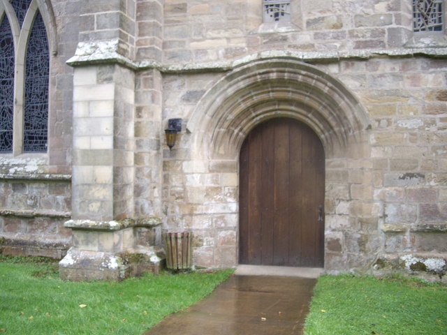 File:A door to Pluscarden Abbey - geograph.org.uk - 1529551.jpg