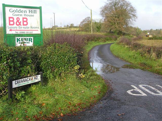 File:Cavanacaw Road - geograph.org.uk - 1050266.jpg