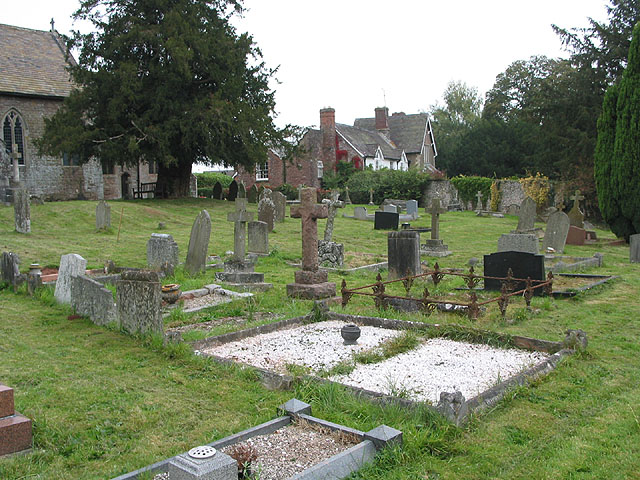 File:Churchyard, St. David's, Much Dewchurch - geograph.org.uk - 578893.jpg