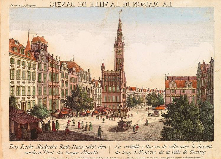  Danzig Rathaus Guckkastenblatt 