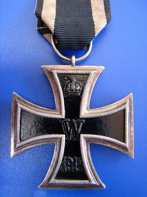 The Iron Cross, introduced by King Frederick William III in 1813