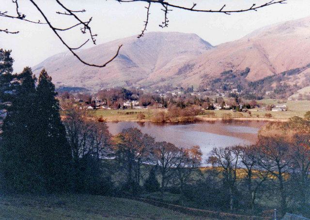 Grasmere shoreline and lake from West side, Cumbria - geograph.org.uk - 694755