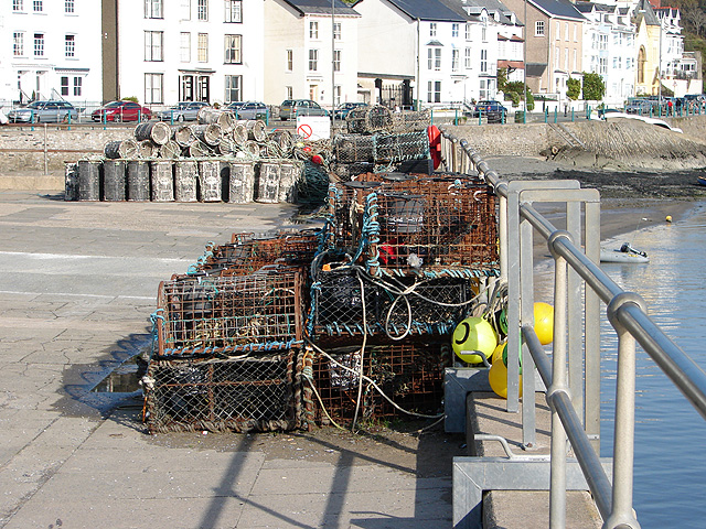 File:Lobster Pots At Aberdyfi - geograph.org.uk - 1005752.jpg