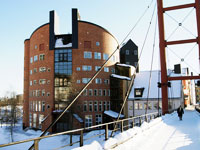 Mittuniversitetets bibliotek i Sundsvall (Mälthuset)