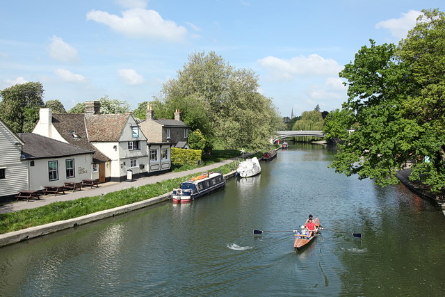 River Cam at Midsummer Common - geograph.org.uk - 1870384