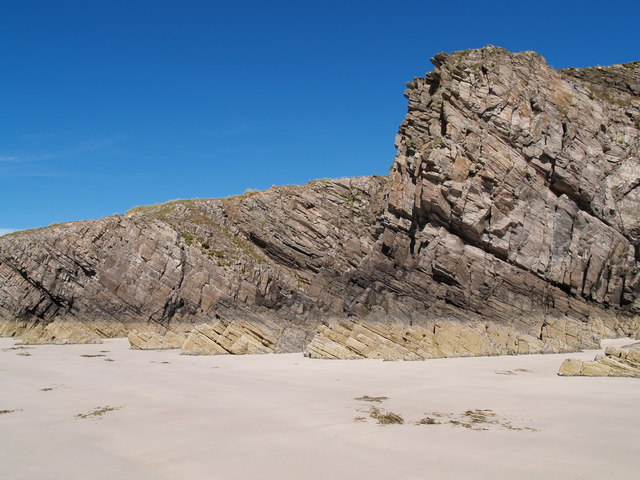 File:Rock Face on Balnakeil Beach - geograph.org.uk - 1563725.jpg