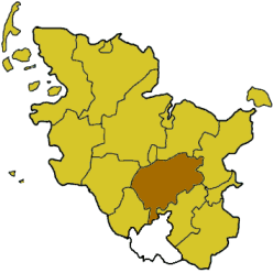 Poziția regiunii Districtul Segeberg