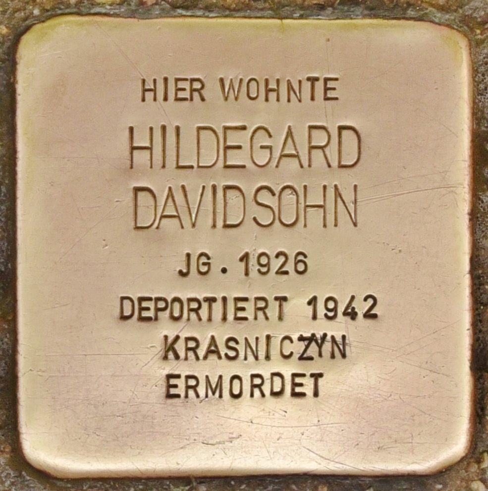 Stolperstein für Hildegard Davidsohn (Kulmbach).jpg