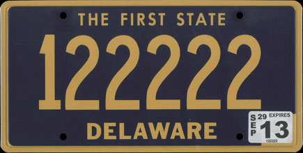 File:2013 Delaware license plate 122222.jpg - Wikimedia Commons