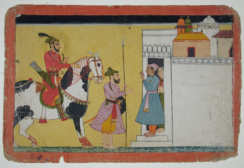 File:A prince hunting stops at the door of a home (6124585673).jpg