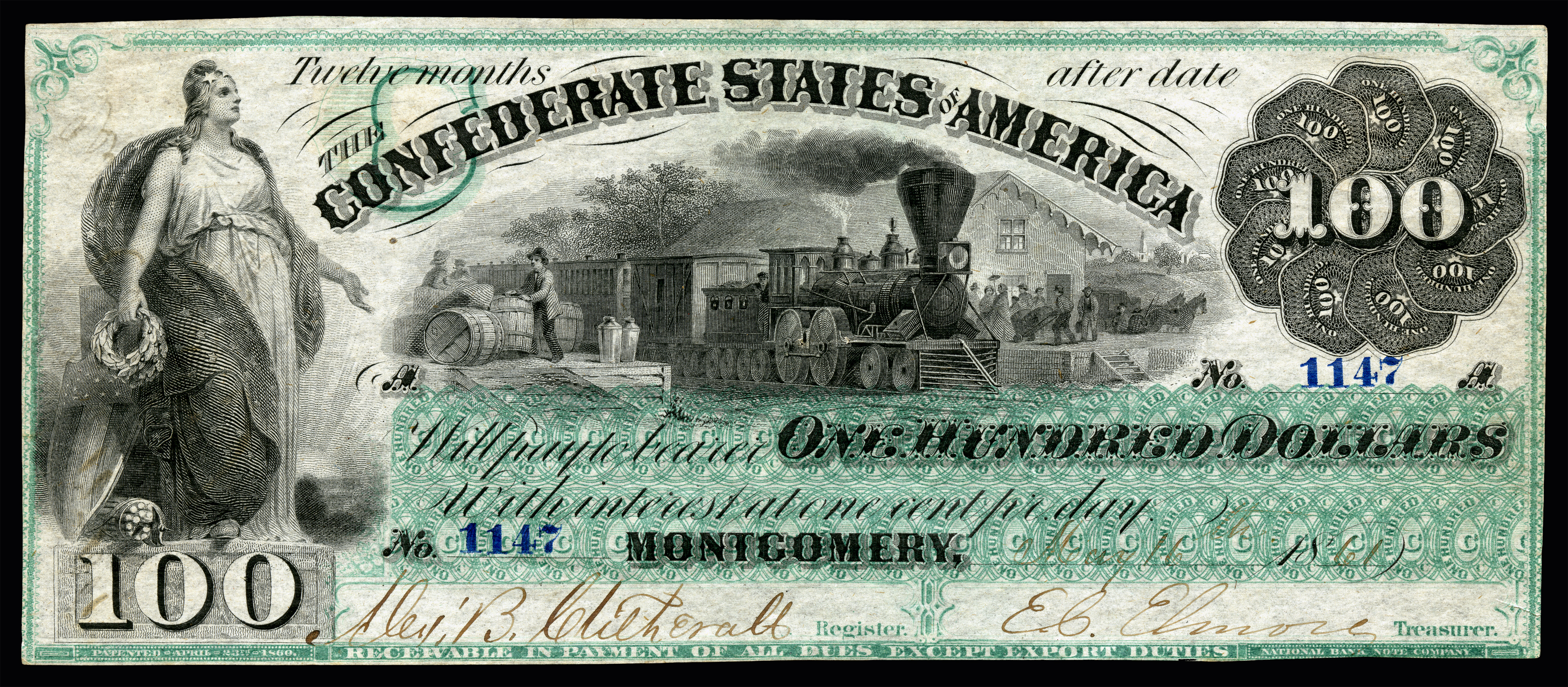 Original U.S. Civil War Confederate Currency Sent From US Treasury To –  International Military Antiques