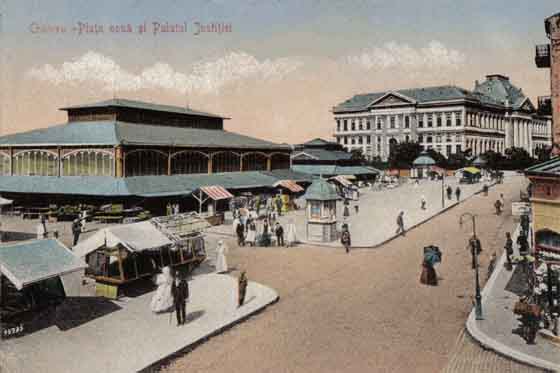 File:Craiova - Palatul Justitiei si Piata Noua - carte postala 1922.jpg