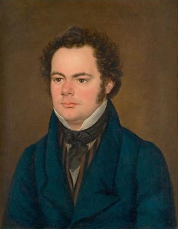 Retrato de Franz Schubert hecho por Franz Eybl (1827)