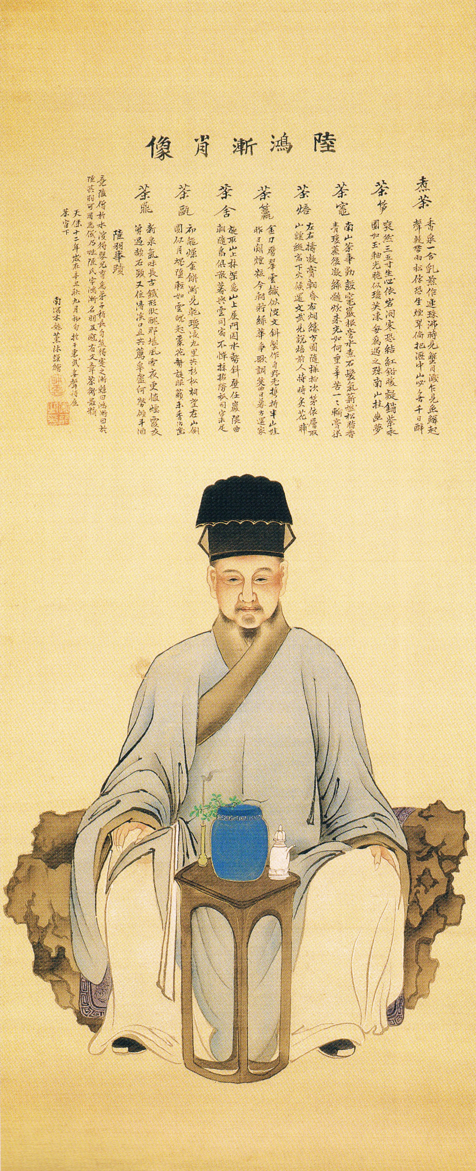 ファイル:Haruki Nanmei A portrait of Lu Yu 春木南溟筆 陸羽像.jpg