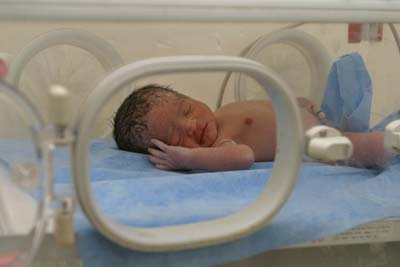 Preterm Baby in Incubator