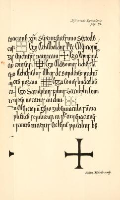 The facsimile frontispiece of ''Ingulf'', 1894