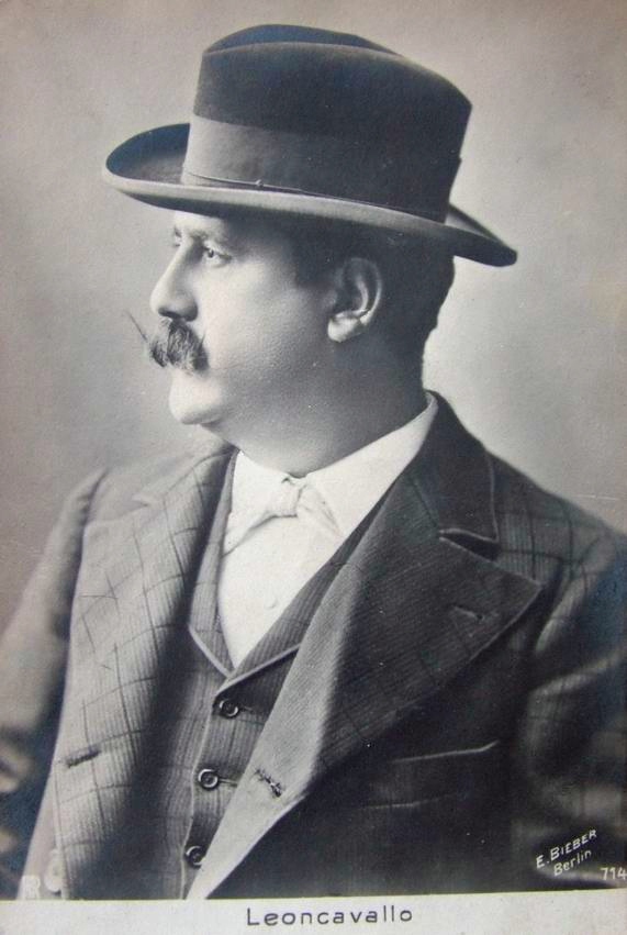 Leoncavallo on a 1910 postcard