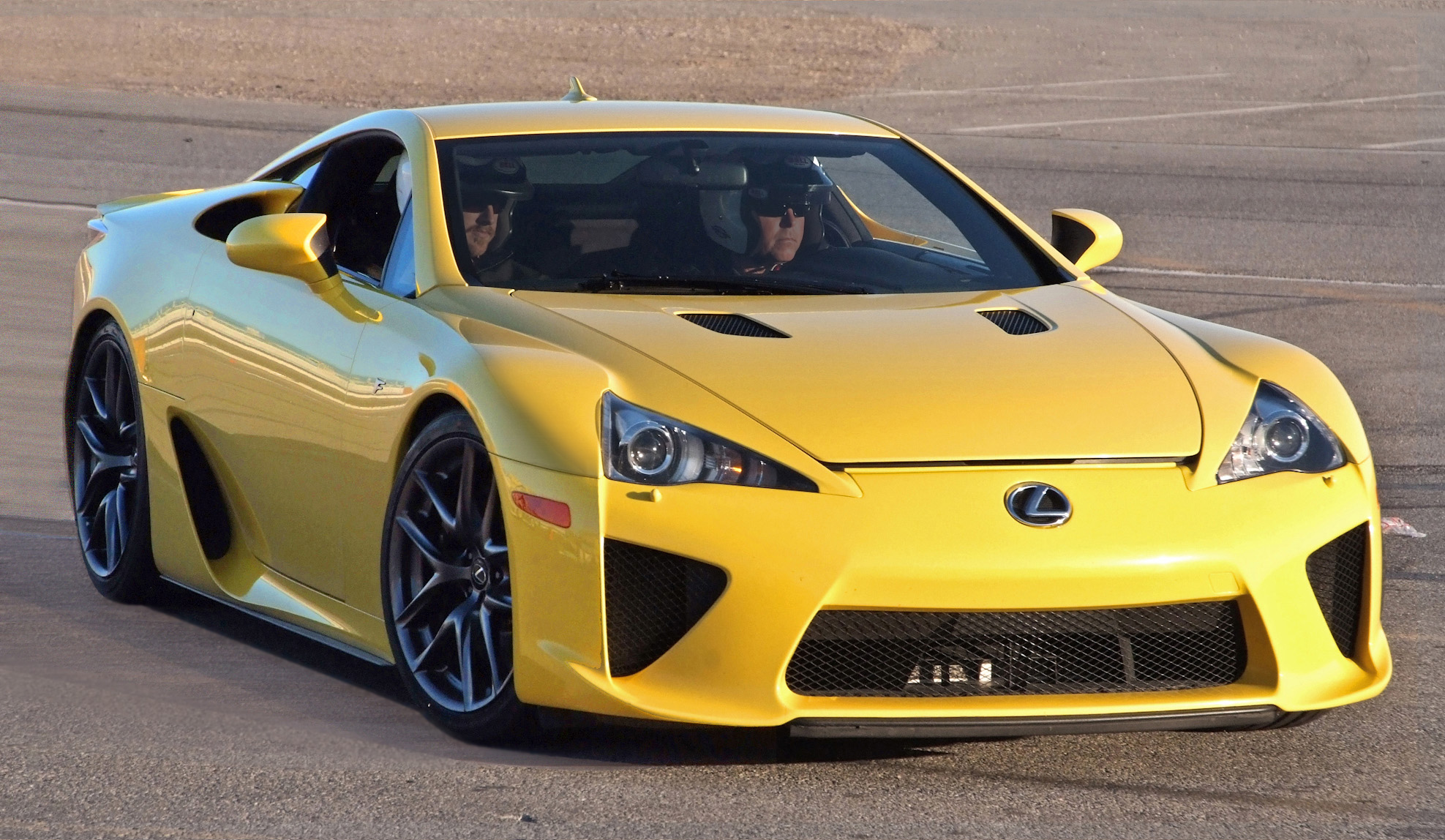 File:Lexus LFA Yellow Las Vegas Speedway.jpg  Wikimedia Commons