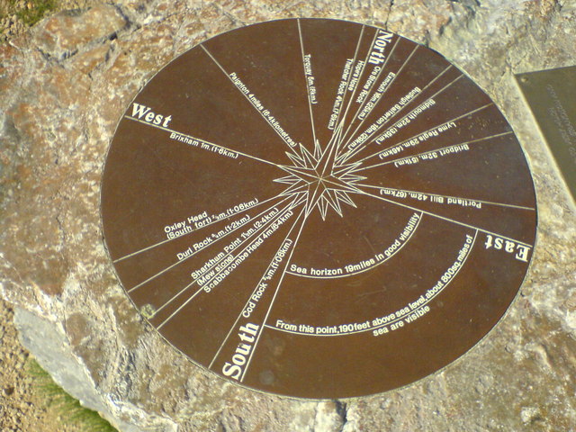 Marker at Berry Head - geograph.org.uk - 750316