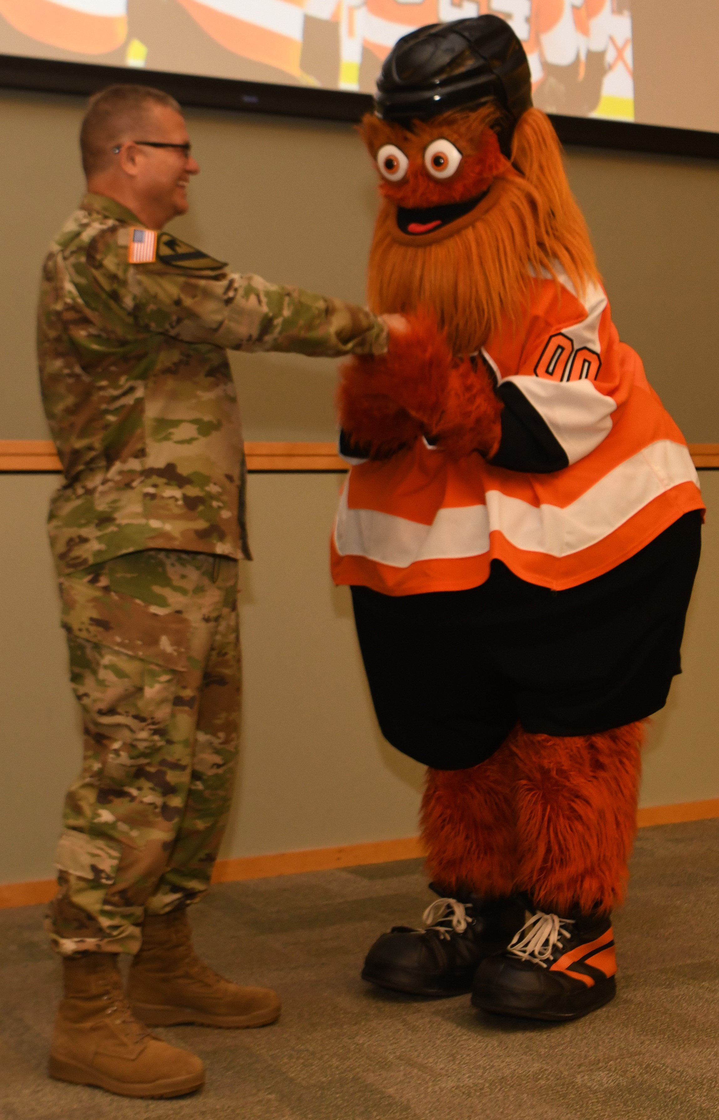 Philadelphia Flyers mascot Gritty