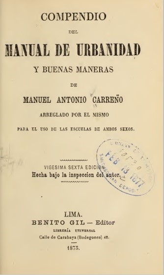 Archivo:Portada de Manual de Carreñ - Wikipedia, la enciclopedia libre