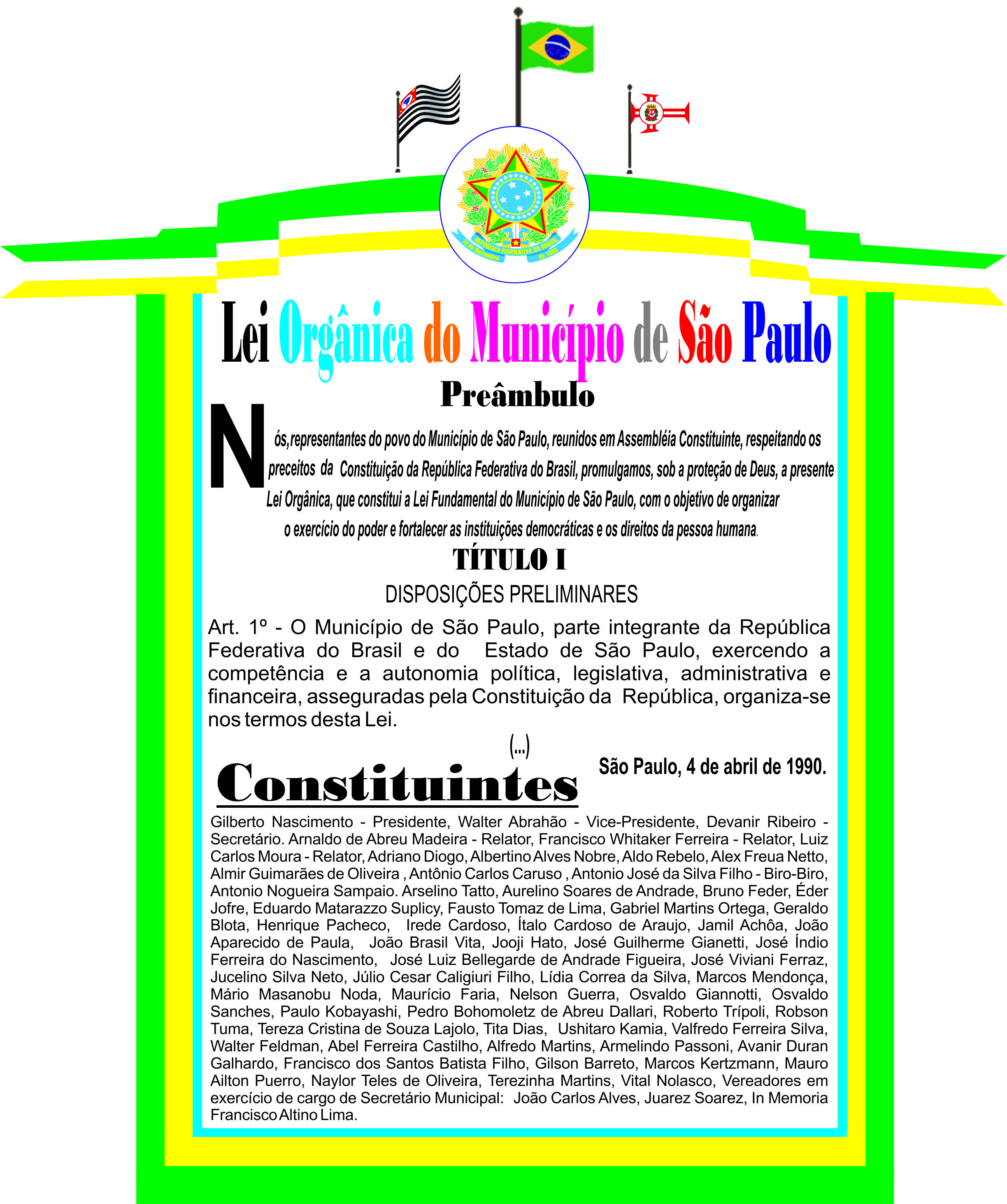 Lei Orgânica Municipal  Prefeitura Municipal de Jampruca