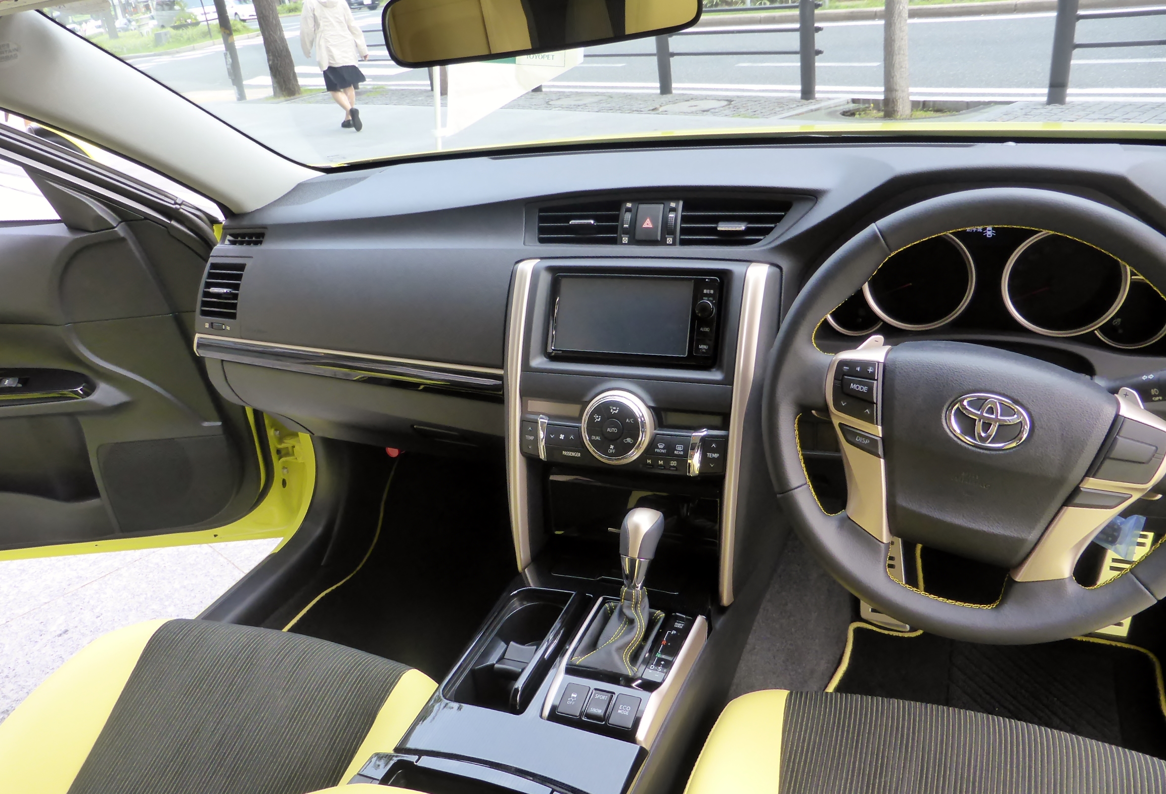 File Toyota Mark X Yellow Label X130 Interior Jpg