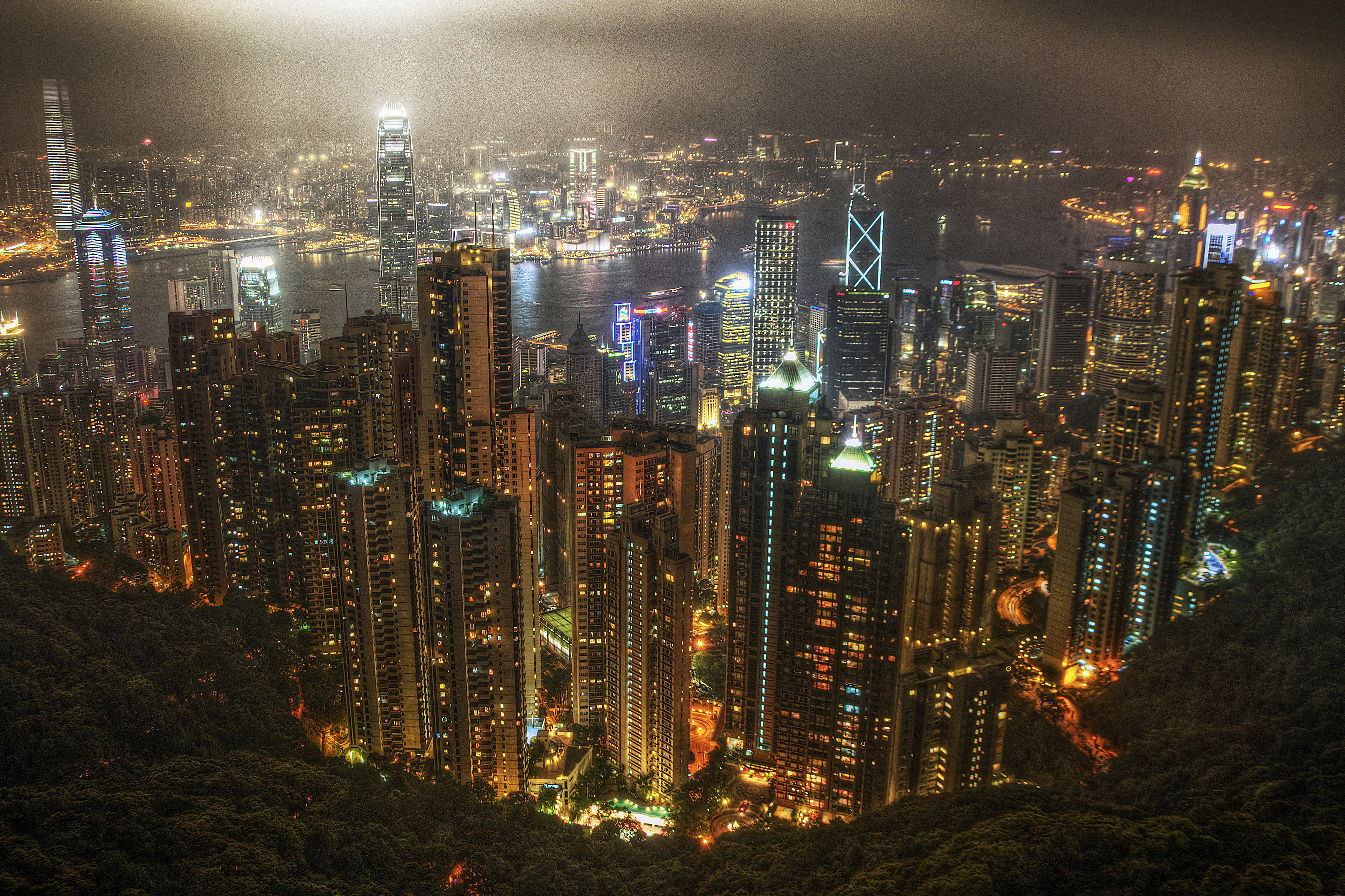 File 百万ドルの夜景 In 香港 Victoria Peak Jpg Wikimedia Commons