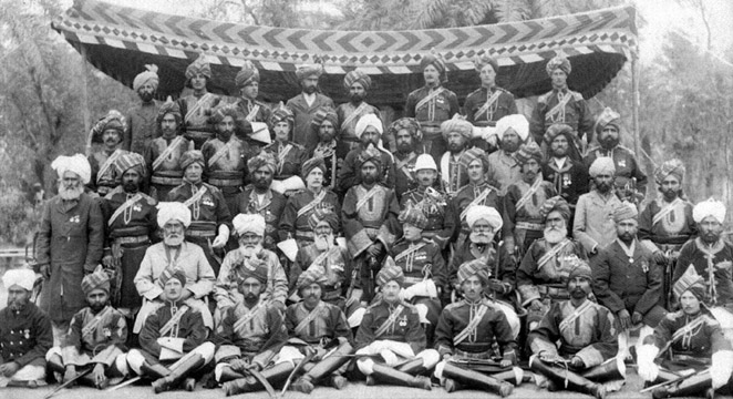 File:17th Cav and 37th Lancers on amalgamation as 15th Lancers, Lahore 1922.jpg