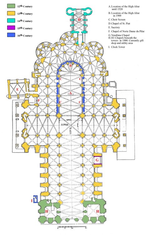 File Chartres Cathedral Floor Plan 1900 Jpeg Wikimedia Commons