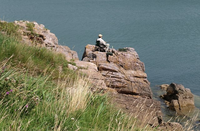 File:Fishing at Churston Point - geograph.org.uk - 918065.jpg