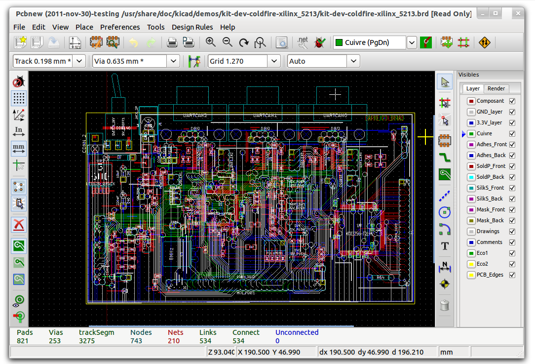 Open Pcb File Kicad