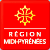 Lo logô de la règ·ion Mié-jorn-Pirènês