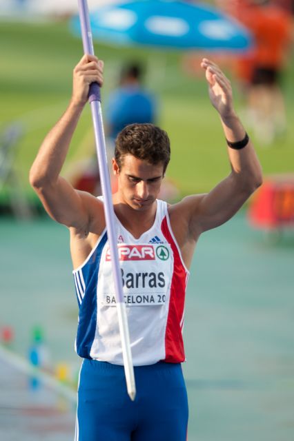 Romain Barras lors des Championnats d'Europe 2010.