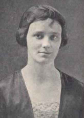 Ruth Ellen Grout, from the 1923 yearbook of Mount Holyoke College