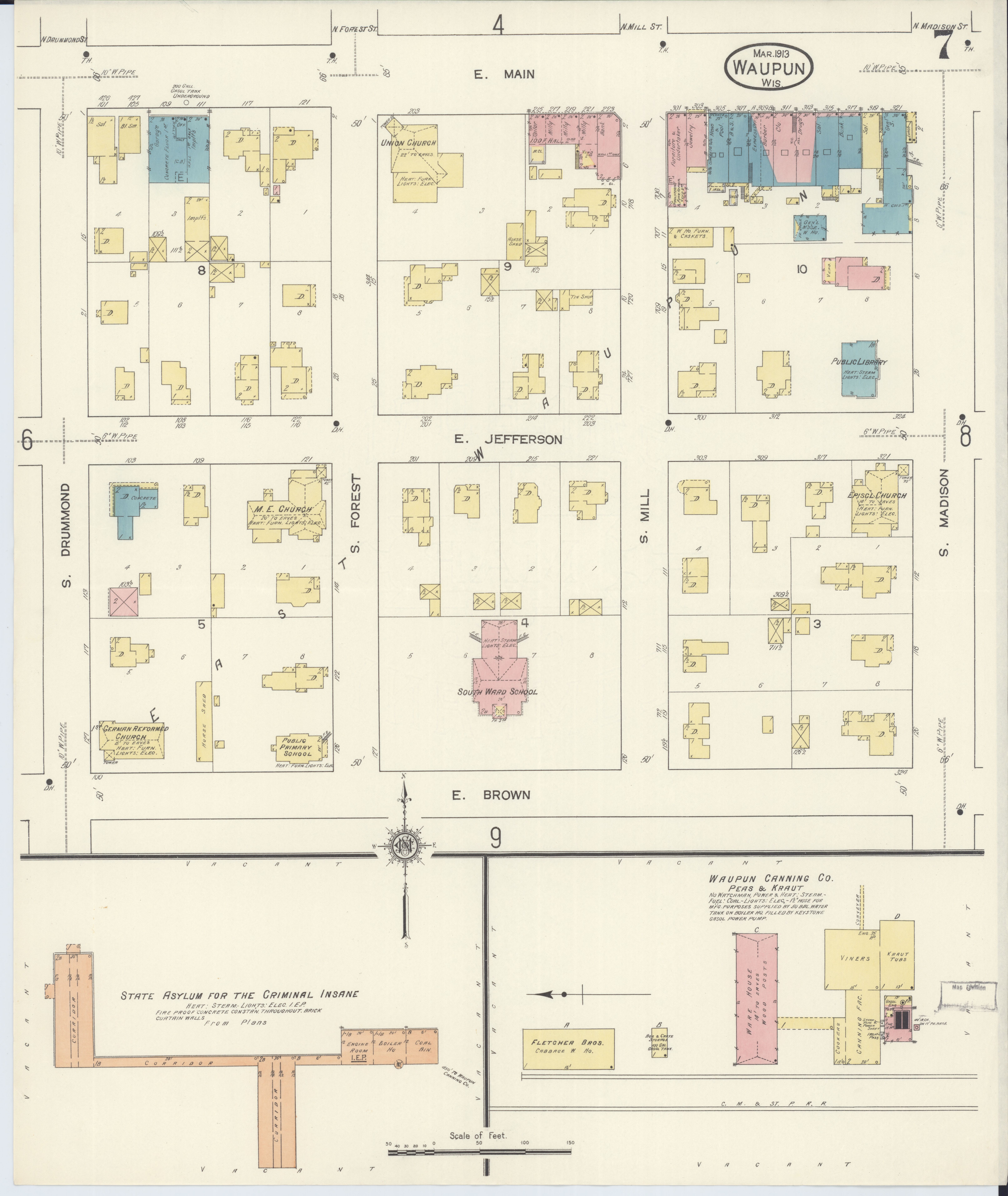 File Sanborn Fire Insurance Map From Waupun Dodge And Fond
